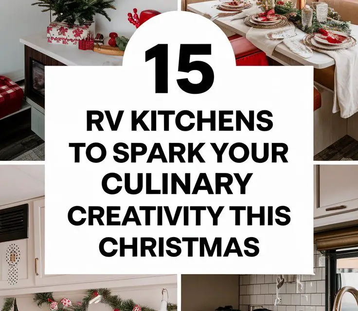 15 RV Kitchens to Spark Your Culinary Creativity This Christmas