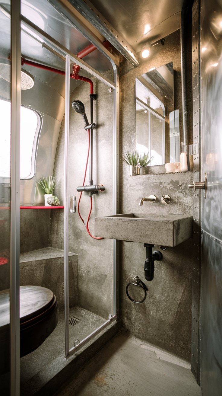 21 Stylish RV Bathrooms That Maximize Space and Comfort - rvshowoff.com