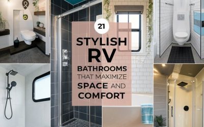 21 Stylish RV Bathrooms That Maximize Space and Comfort