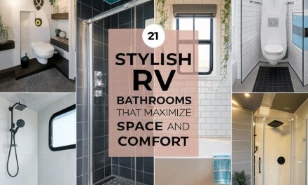 21 Stylish RV Bathrooms That Maximize Space and Comfort