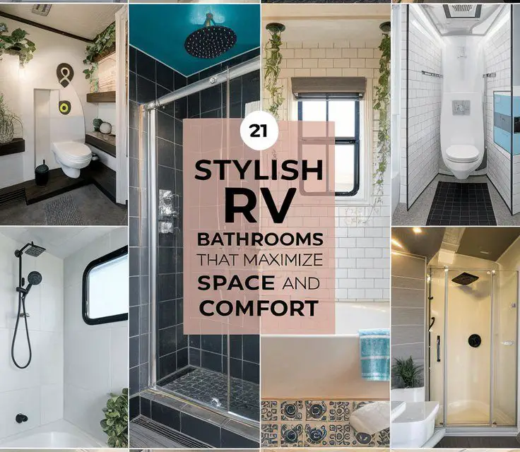 21 Stylish RV Bathrooms That Maximize Space and Comfort