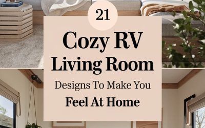 21 Cozy RV Living Room Designs to Make You Feel at Home