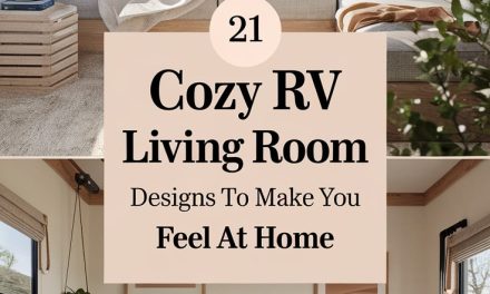 21 Cozy RV Living Room Designs to Make You Feel at Home