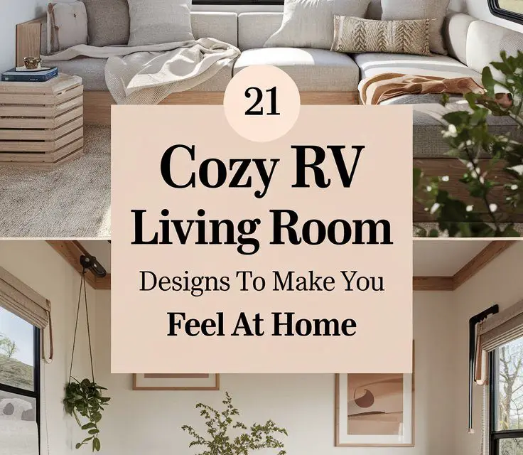 21 Cozy RV Living Room Designs to Make You Feel at Home