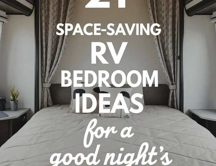 21 Space-Saving RV Bedroom Ideas for a Good Night’s Sleep