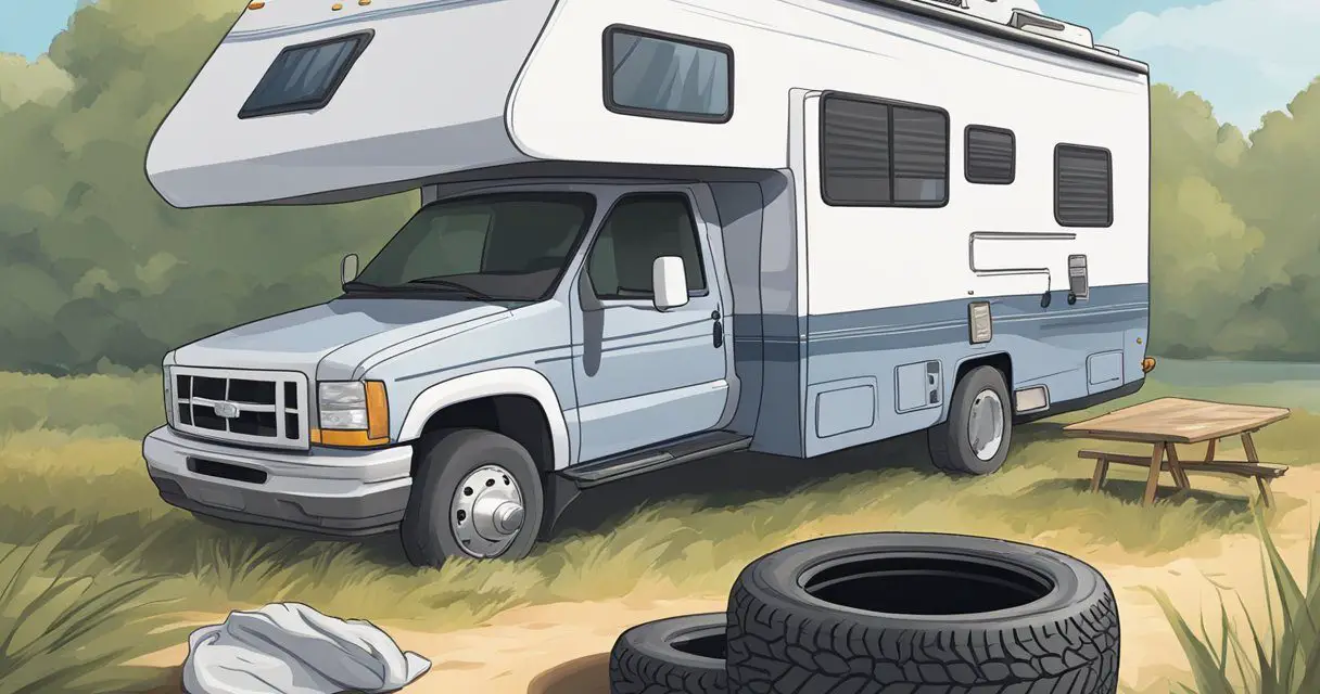 Can RV Levelers Help Change A Tire?