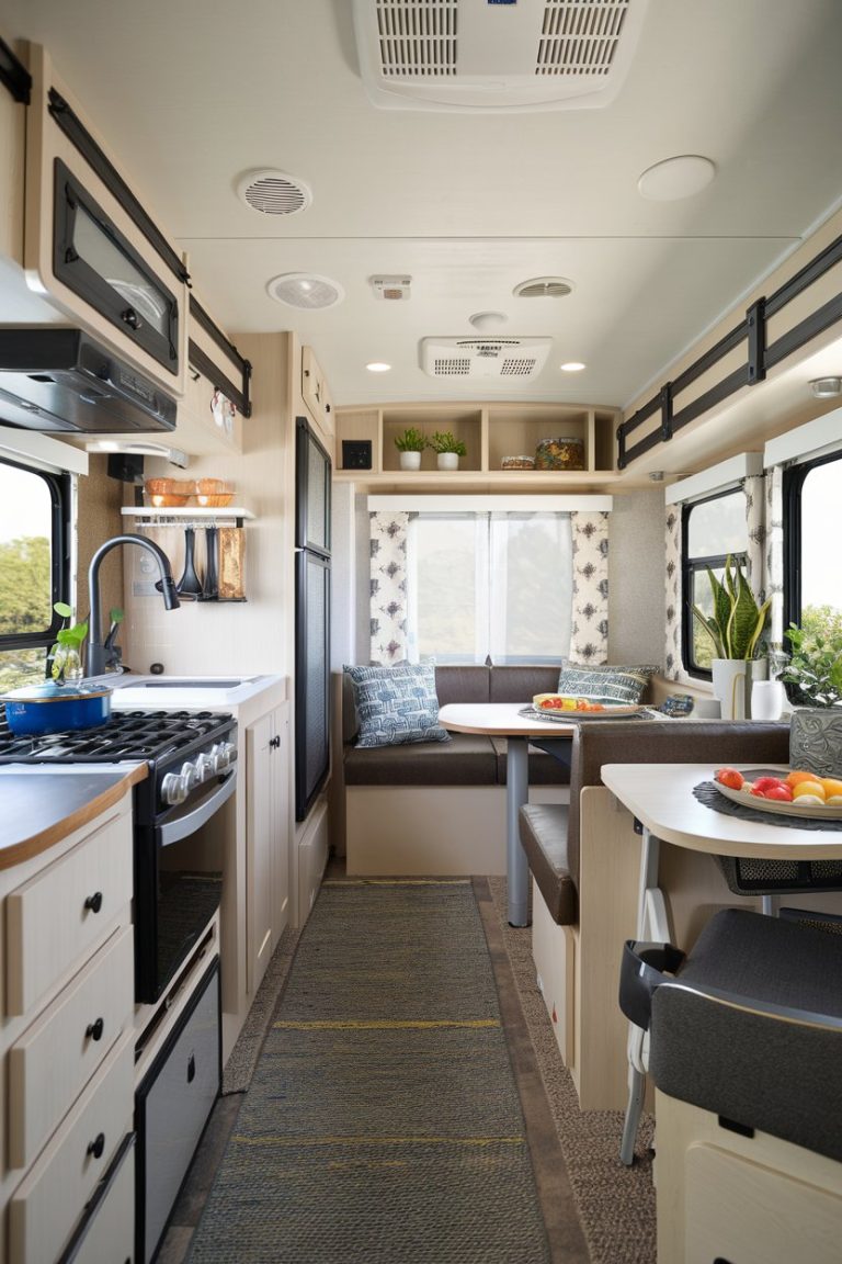 21 Inspiring RV Kitchen Layouts for Gourmet Cooking on the Go ...