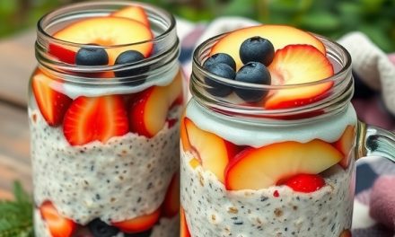 Nutritious Overnight Oats with Seasonal Fruits for Camping (Recipe)