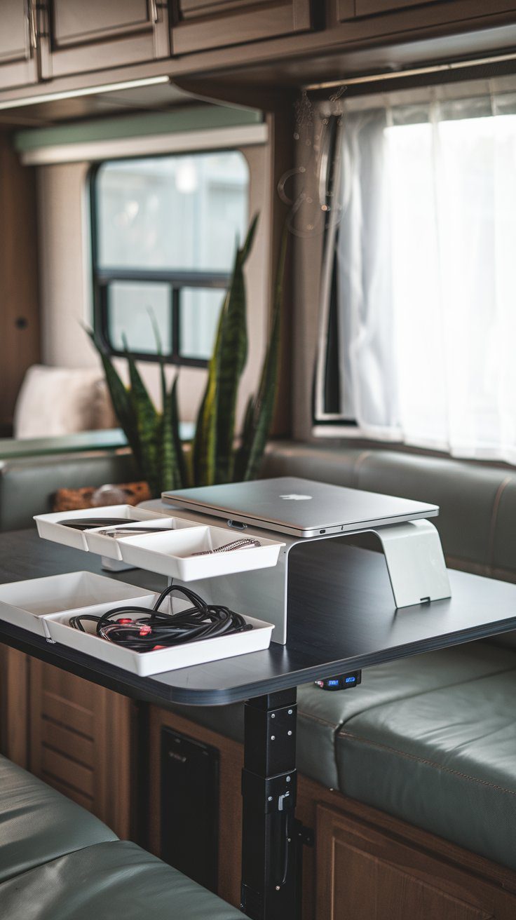 22 Innovative RV Office Setups for Remote Work and Travel - rvshowoff.com