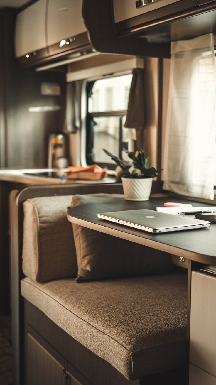 22 Innovative RV Office Setups for Remote Work and Travel - rvshowoff.com