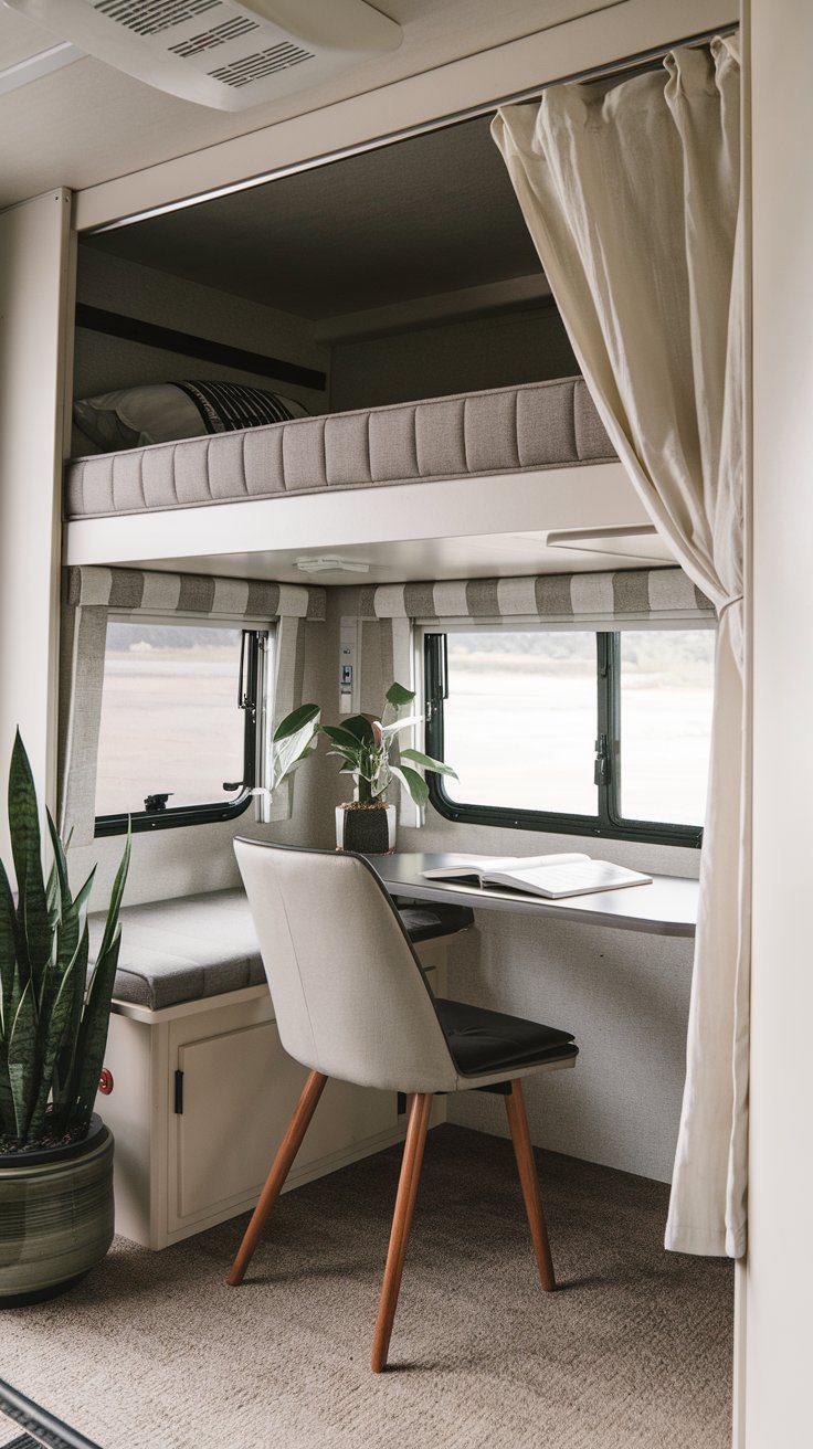 22 Innovative RV Office Setups for Remote Work and Travel - rvshowoff.com