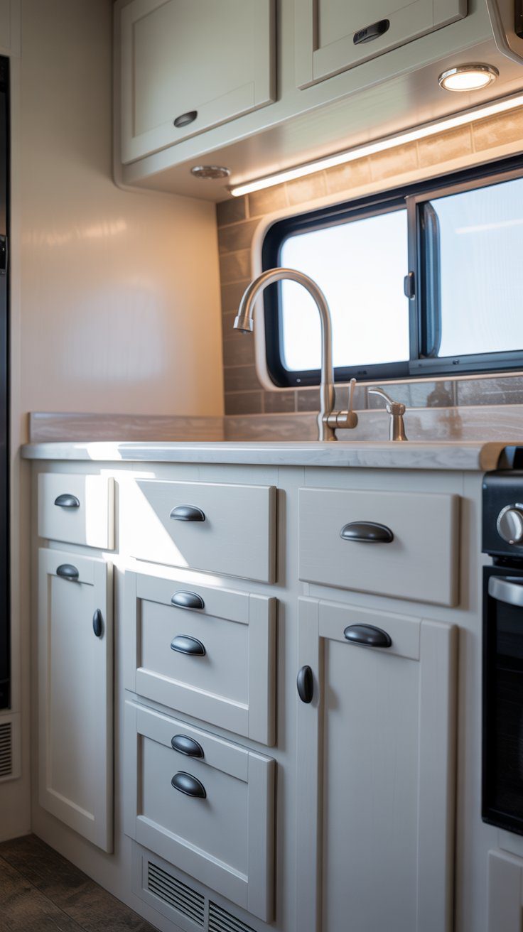 33 Sleek Black RV Decorating Ideas for a Modern Touch - rvshowoff.com