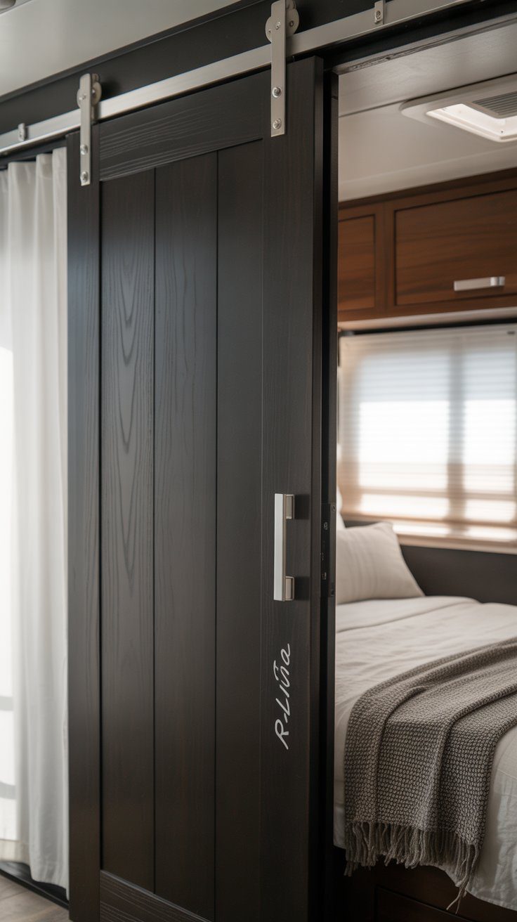 33 Sleek Black RV Decorating Ideas for a Modern Touch - rvshowoff.com