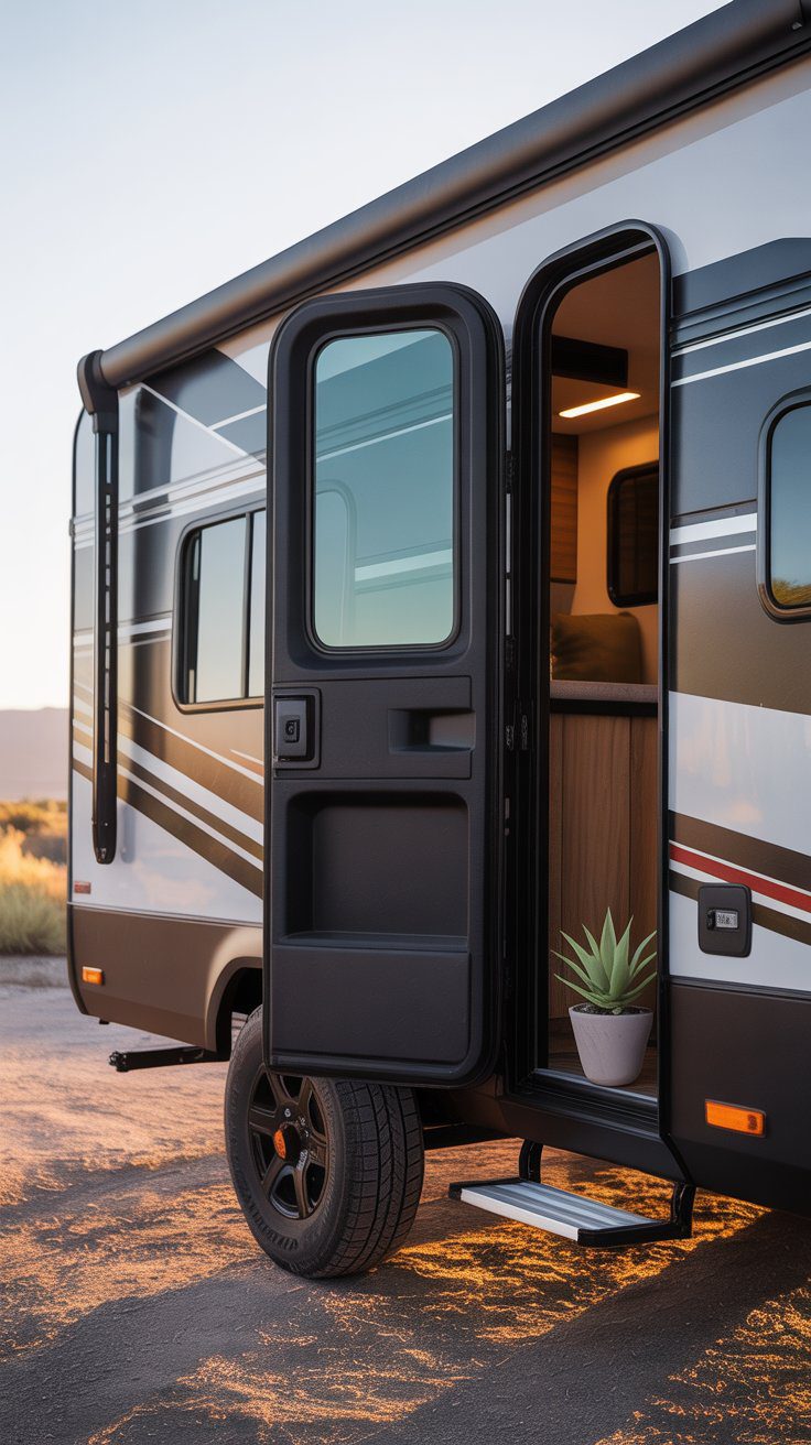 32 Black and White RV Decorating Ideas for a Modern Look - rvshowoff.com
