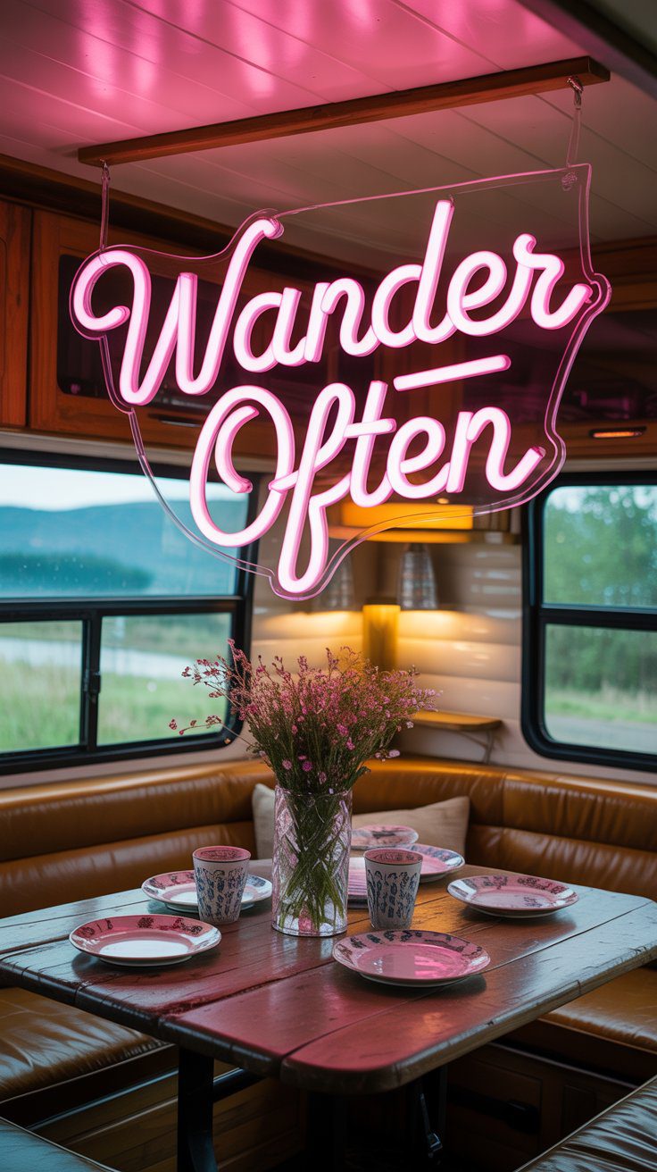 31 Avant-Garde RV Decorating Ideas for the Bold Traveler - rvshowoff.com