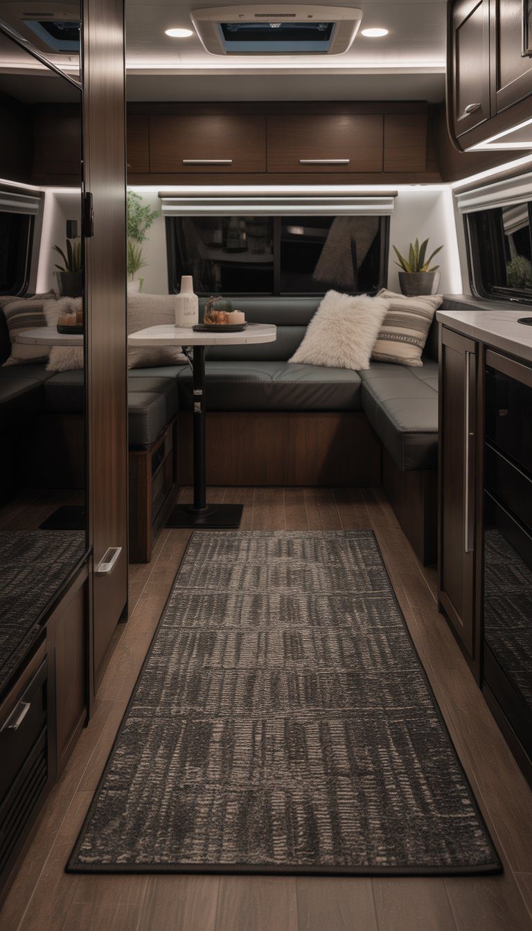 Leopard Print Rv Interior 21 Dark Interior RV Decorating Ideas for a Sophisticated Feel ...