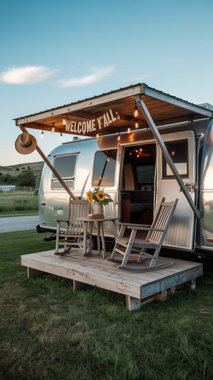 32 Country Style RV Decorating Ideas - rvshowoff.com