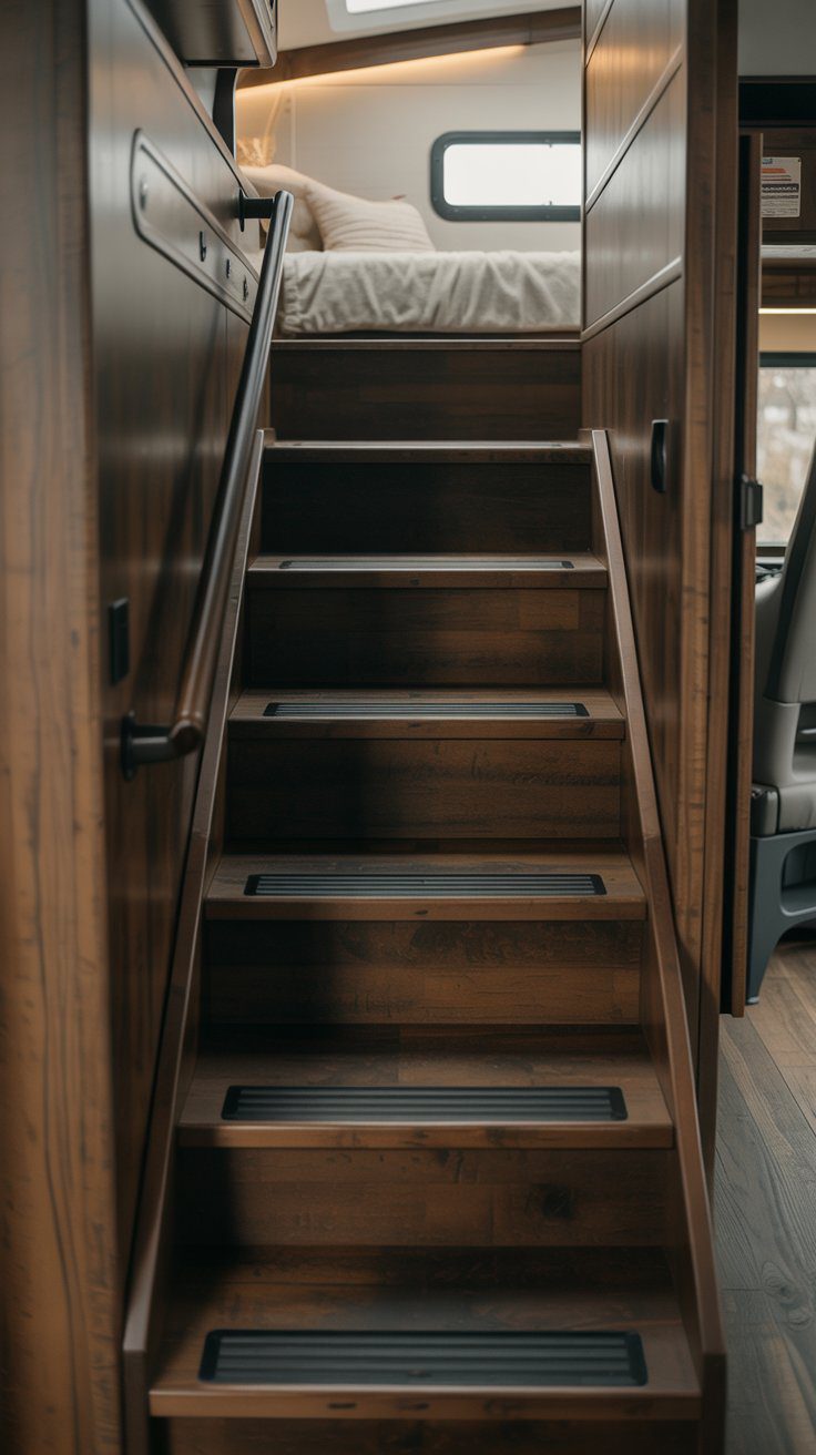 32 Dark Wood RV Decorating Ideas for an Elegant Look - rvshowoff.com