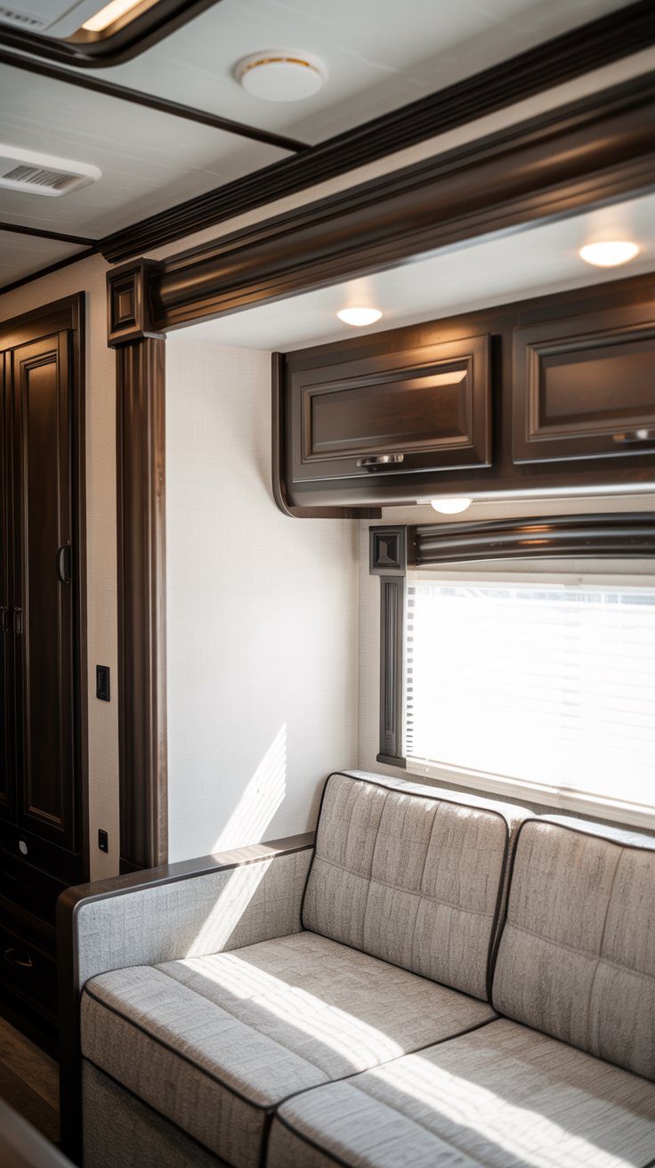 32 Dark Wood RV Decorating Ideas for an Elegant Look - rvshowoff.com