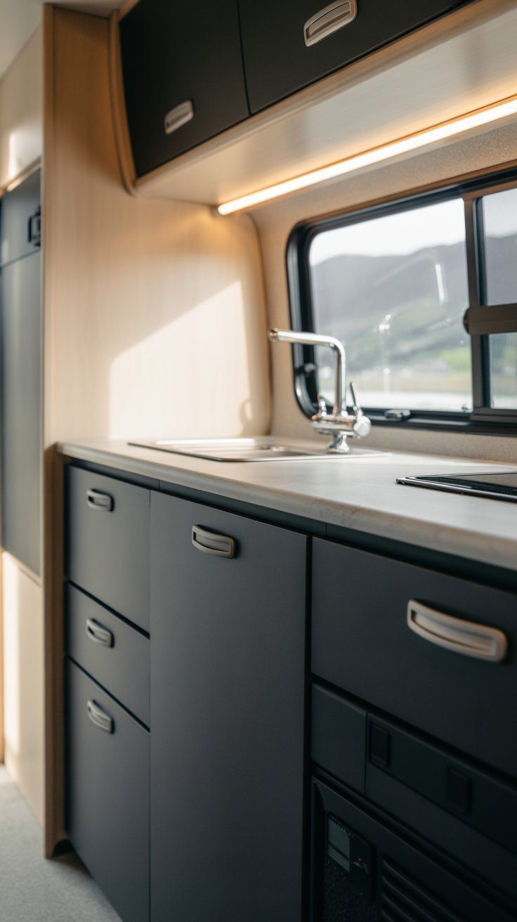 21 Dark Interior RV Decorating Ideas for a Sophisticated Feel ...