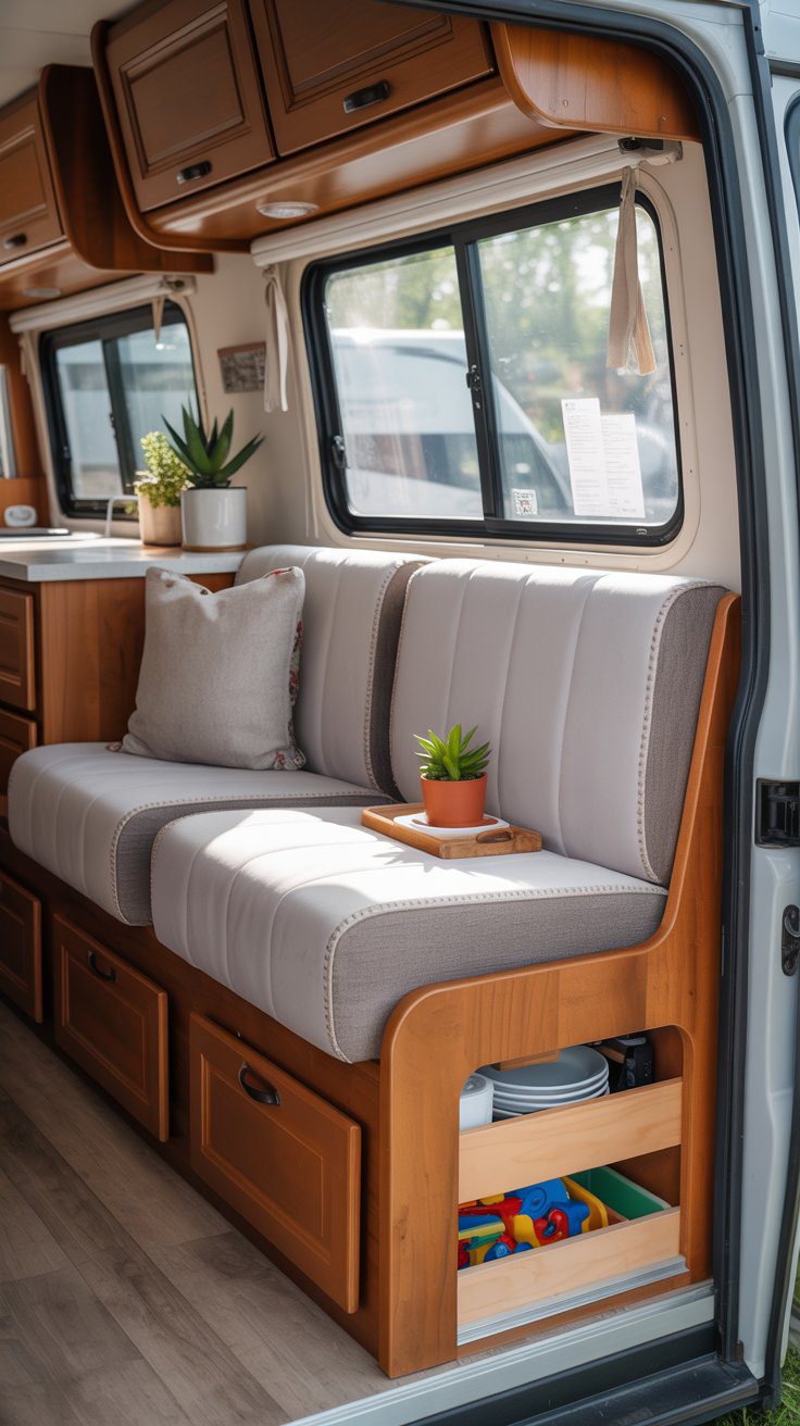 33 Functional RV Dining Areas for Family Meals on the Road - rvshowoff.com