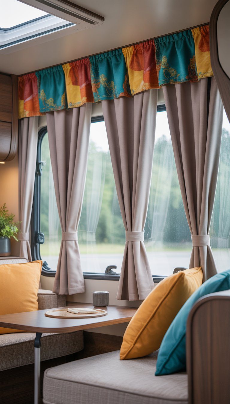 23 Stylish RV Decorating Ideas for Curtains - rvshowoff.com