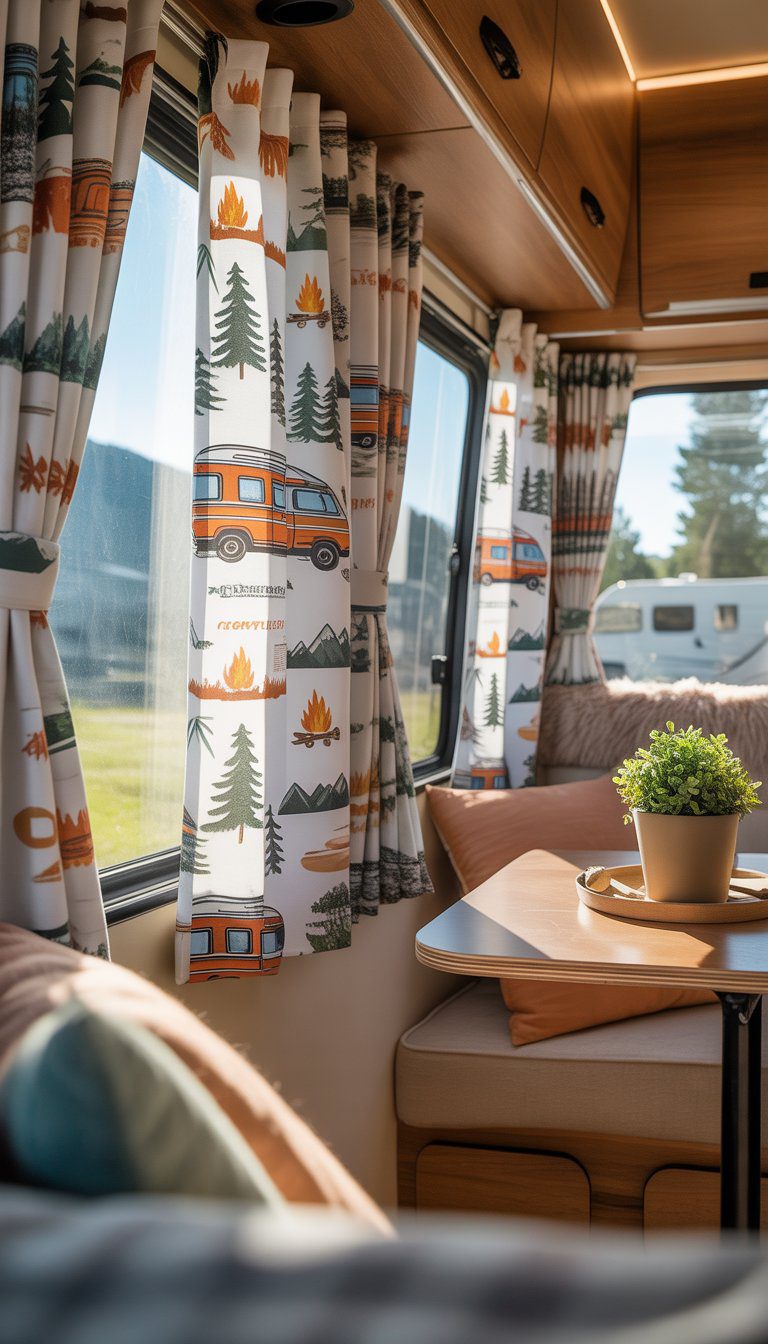 Small Rv Curtains 23 Stylish RV Decorating Ideas for Curtains - rvshowoff.com