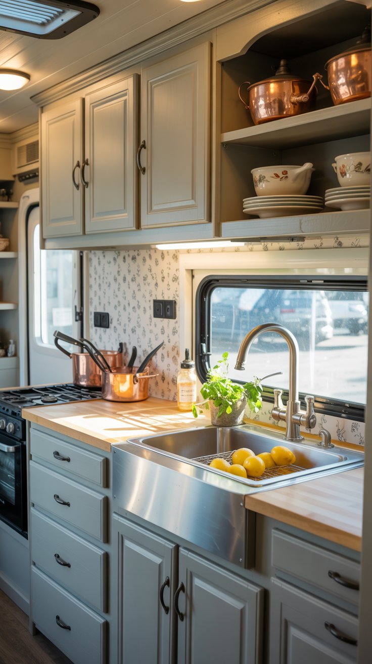 Farmhouse Rv 32 Stunning RV Remodel Ideas to Transform Your Home on Wheels ...