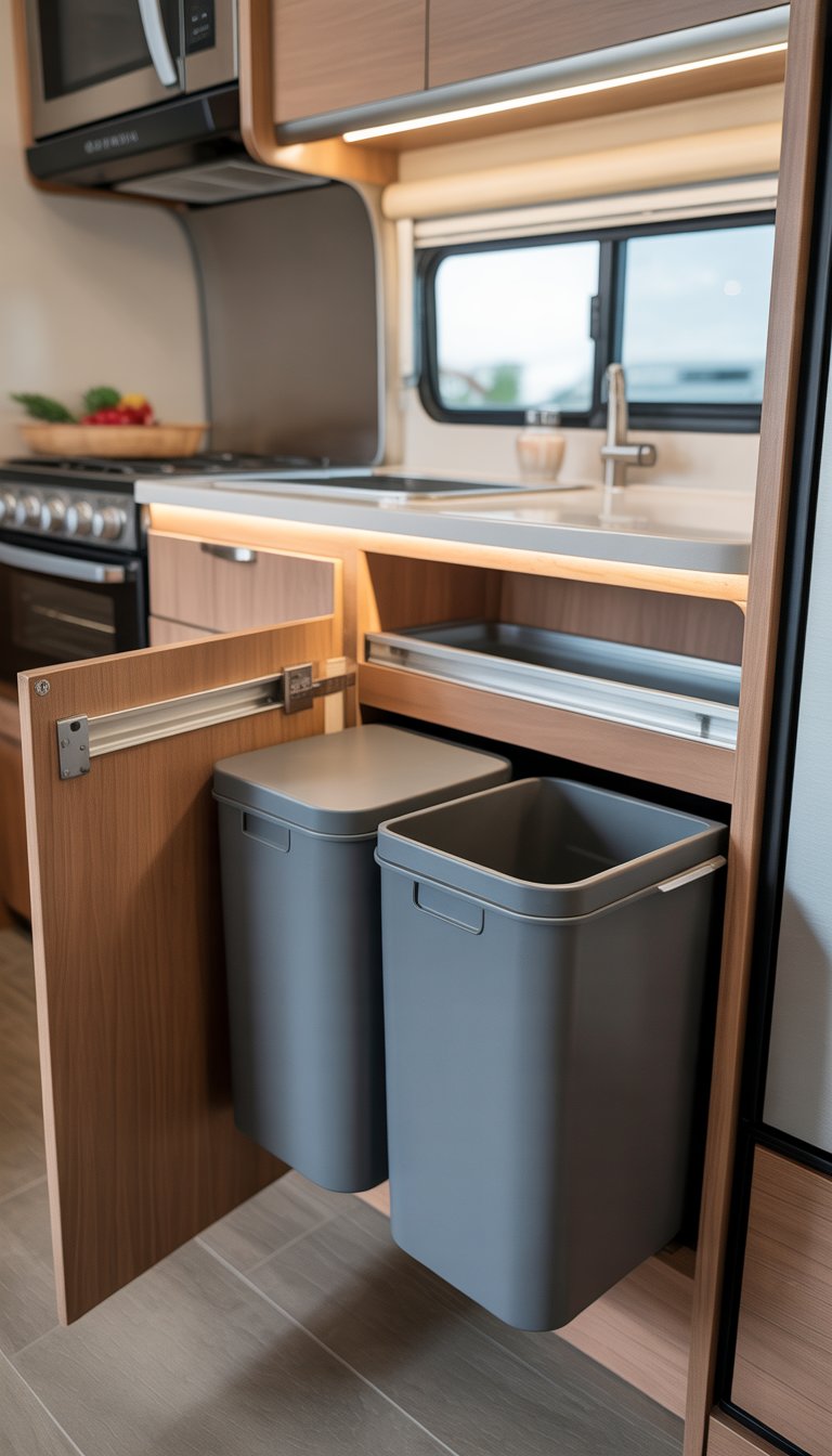 Diy Rv Trash 31 RV Kitchen Remodel Ideas to Make Cooking on the Road a Breeze ...