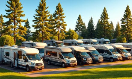 can vans stay at rv parks?