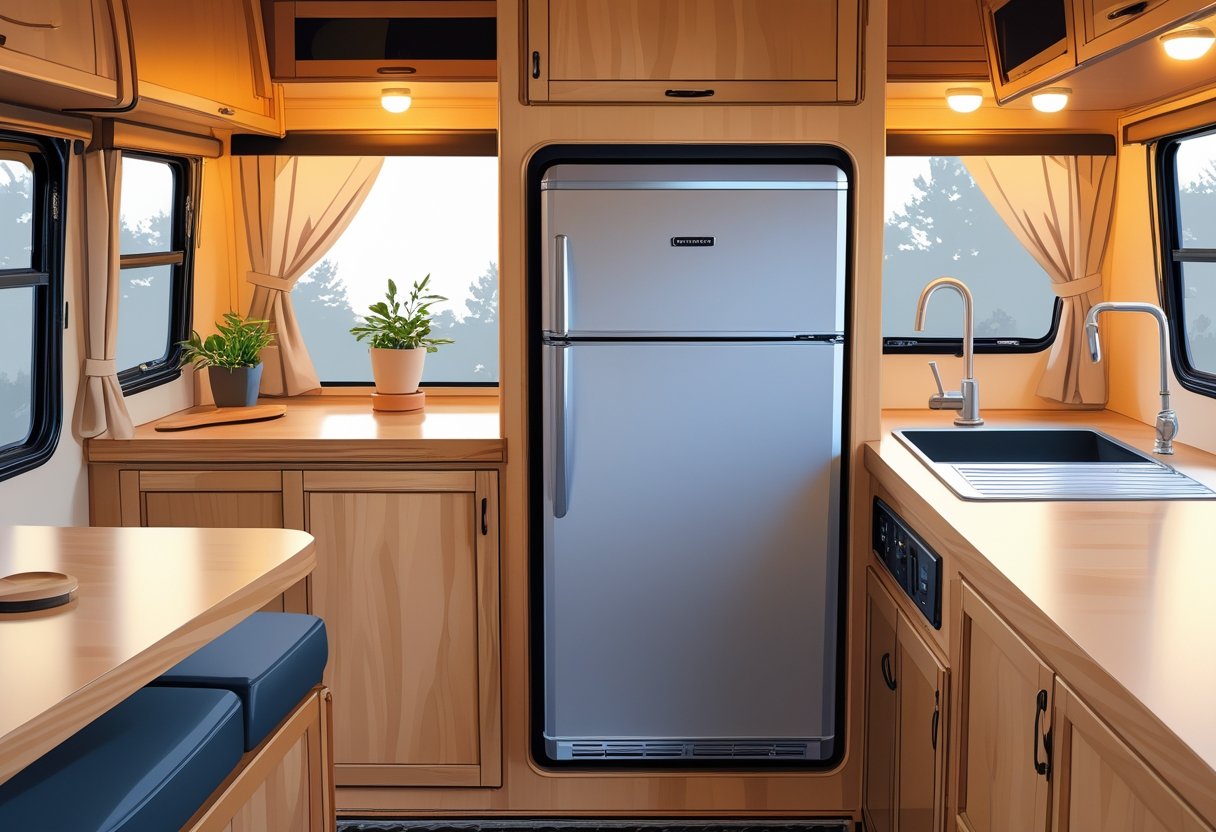 Can RV Fridge Run While Driving? - rvshowoff.com