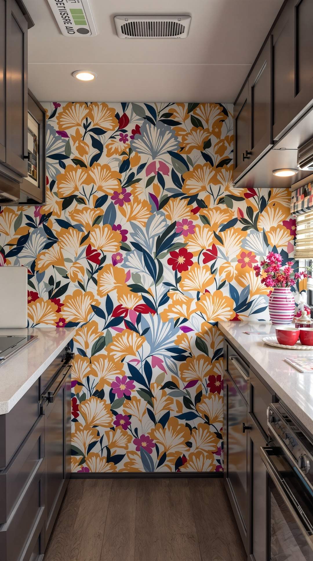 Patterned Wallpaper Accent