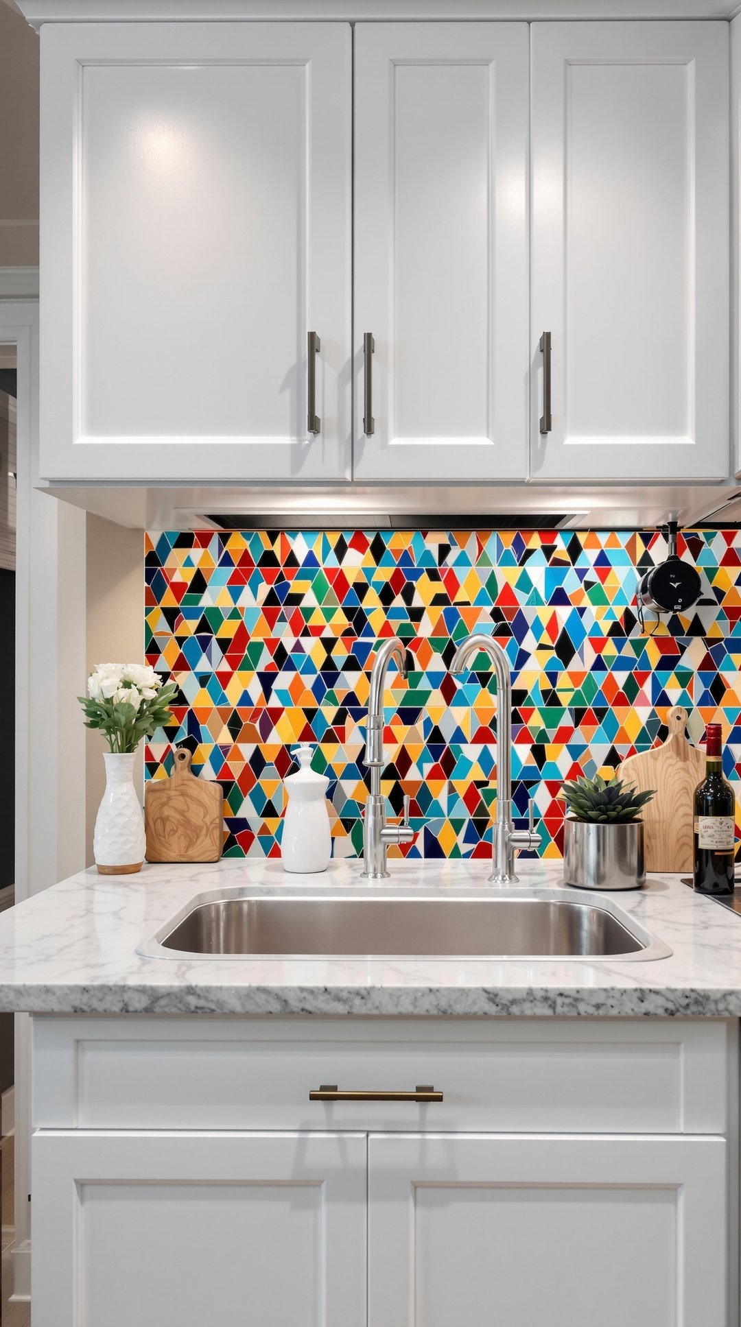 Custom Backsplash in Kitchen