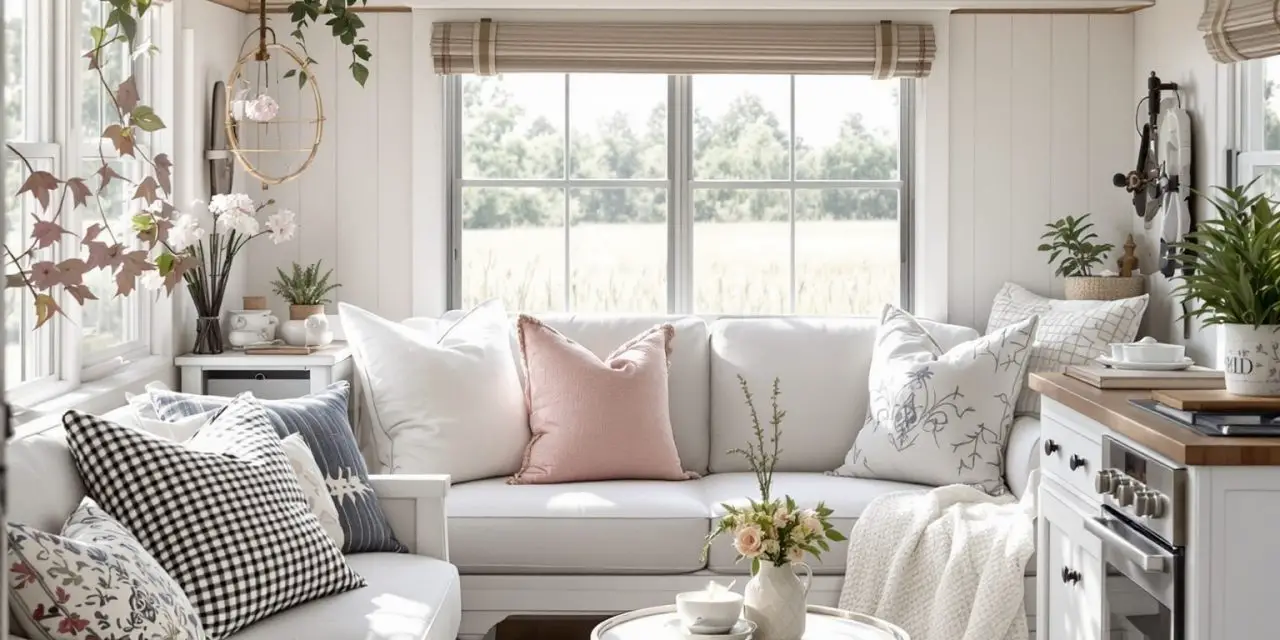 31 Farmhouse RV Decorating Ideas for Rustic Charm