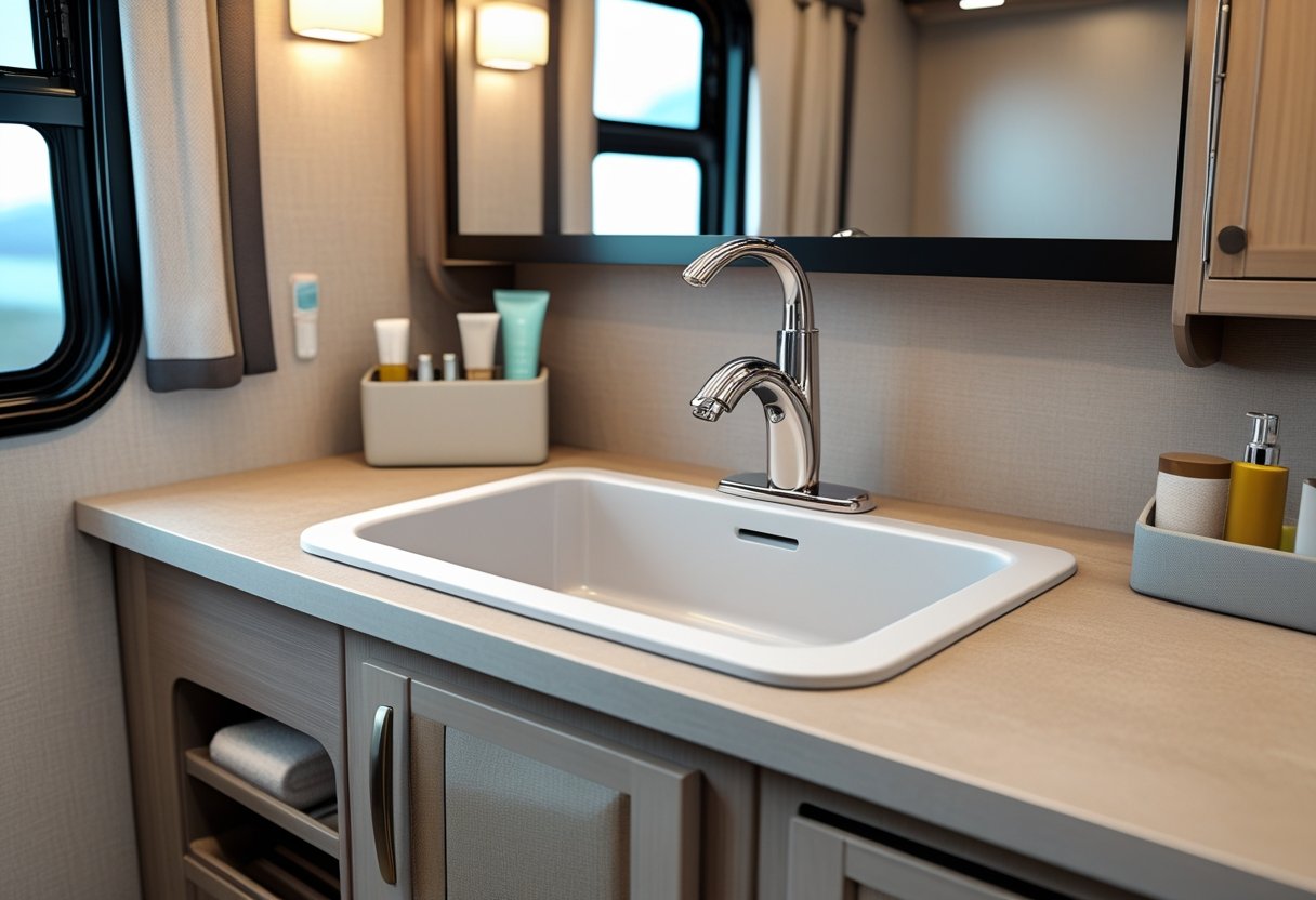 12 Genius RV Bathroom Upgrades - rvshowoff.com