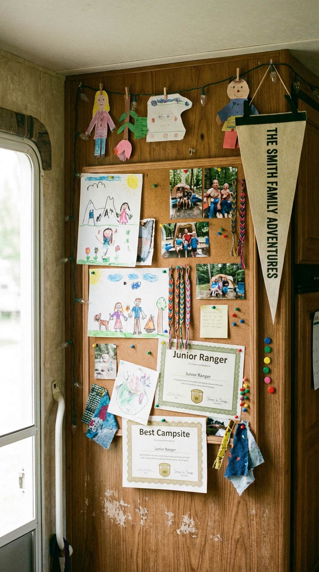 18. Bulletin Board for Artwork and Memories