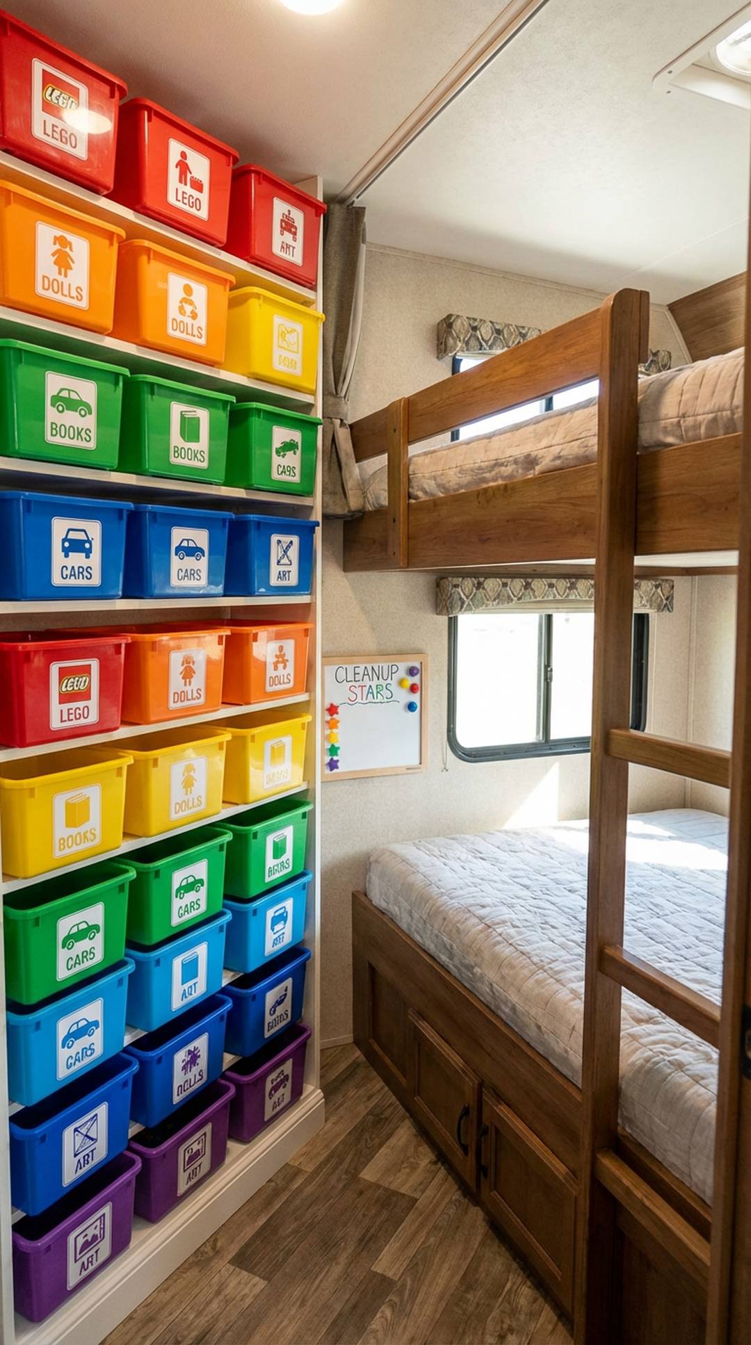20. Color-Coded Storage System