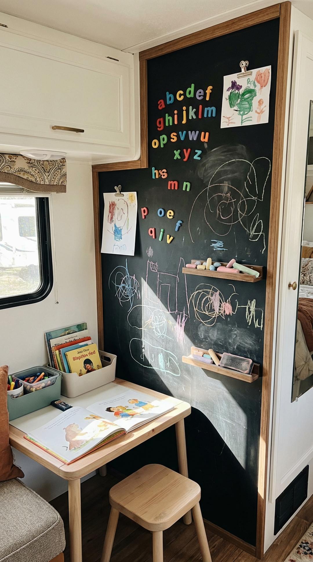 3. Magnetic Chalkboard Wall Panel