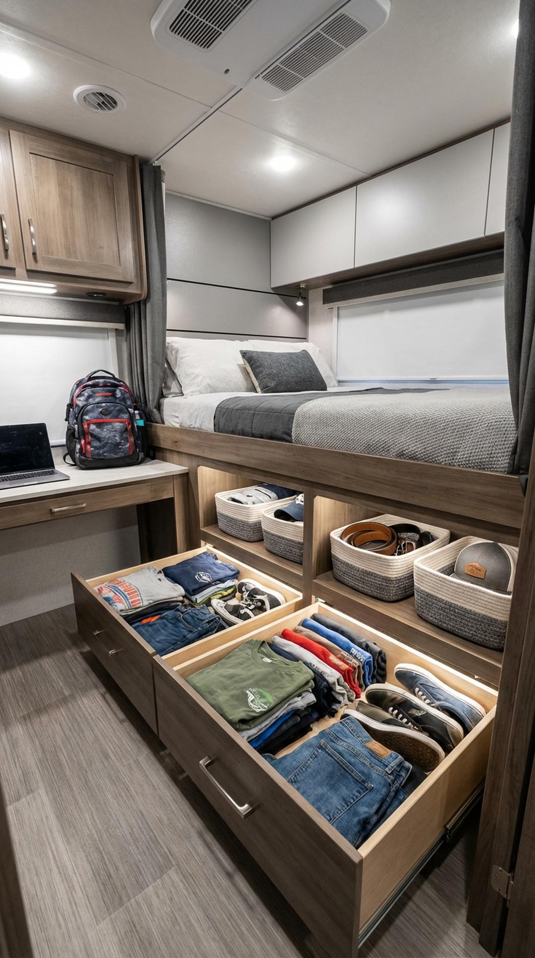 5. Rolling Under-Bed Storage Drawers