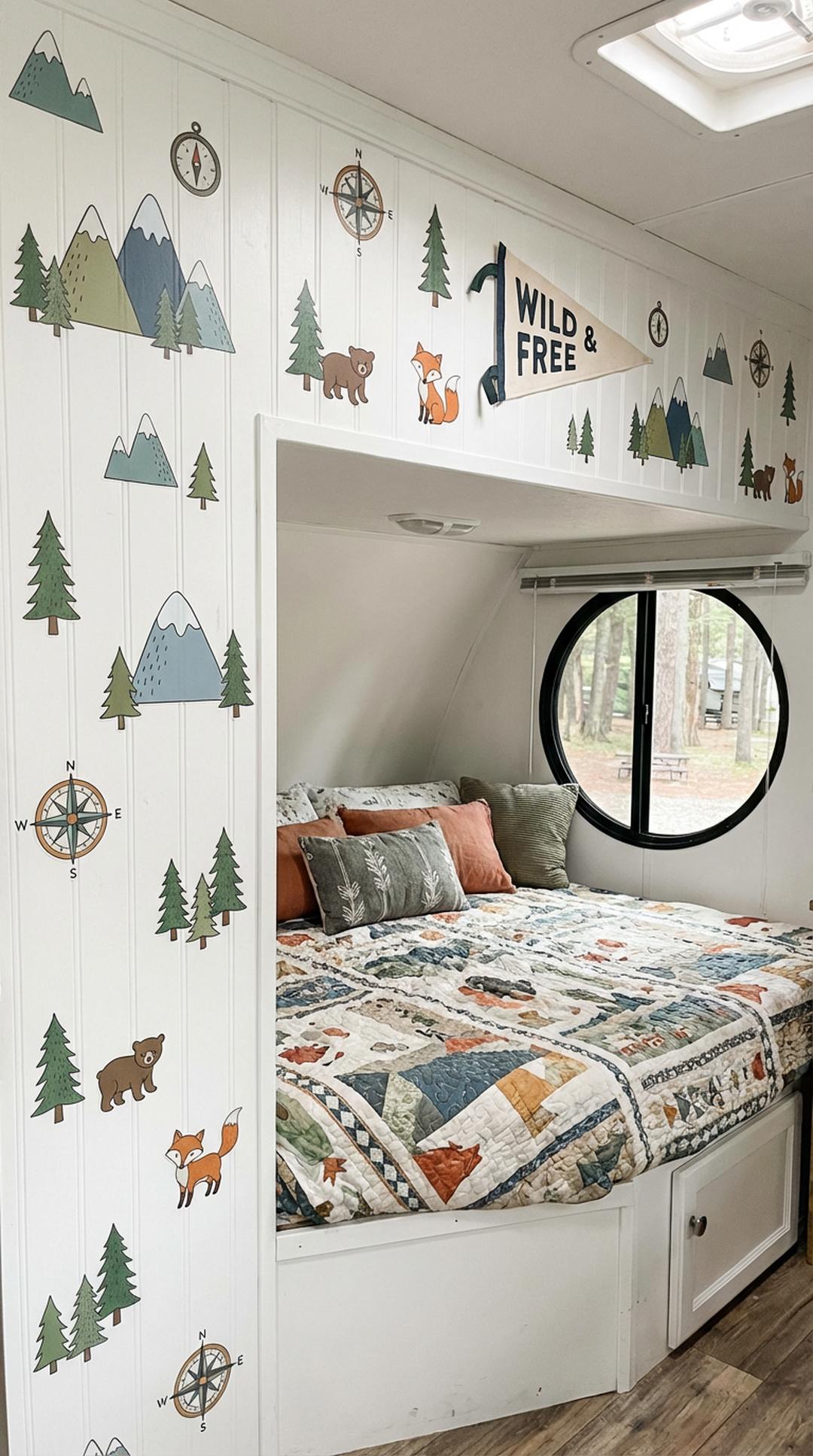 5. Removable Wall Decals with Adventure Themes