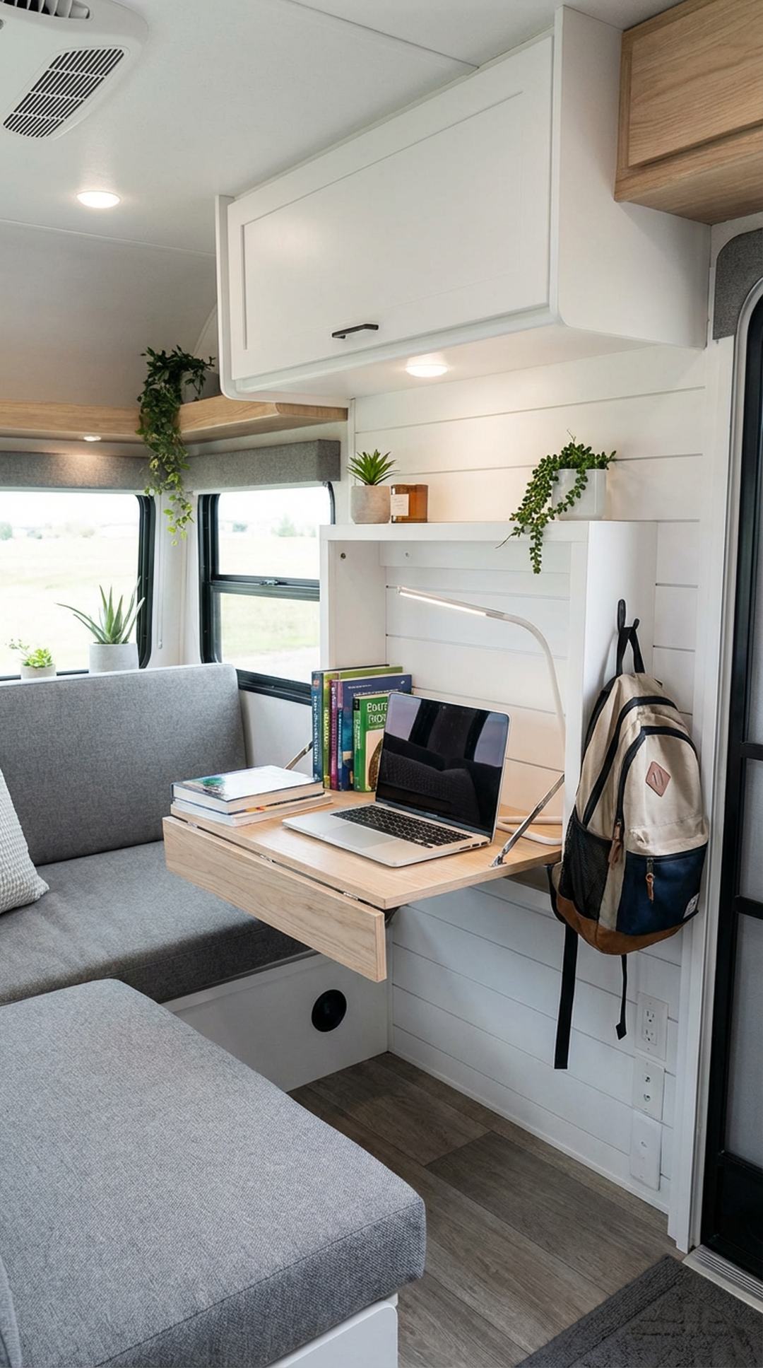 7. Wall-Mounted Foldable Desk