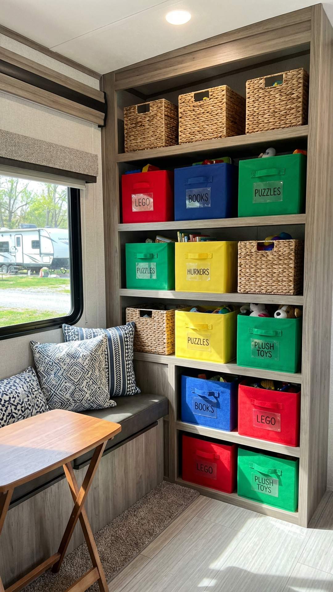 Organize with Colorful Toy Storage Bins