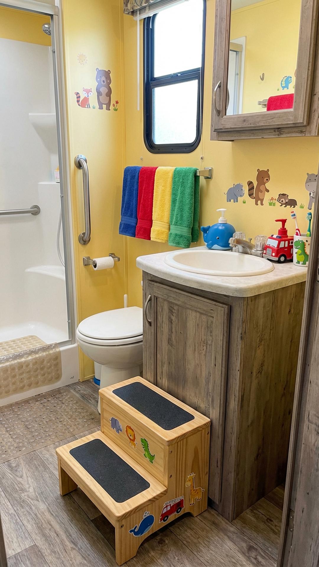 Make the Bathroom Kid-Friendly and Fun