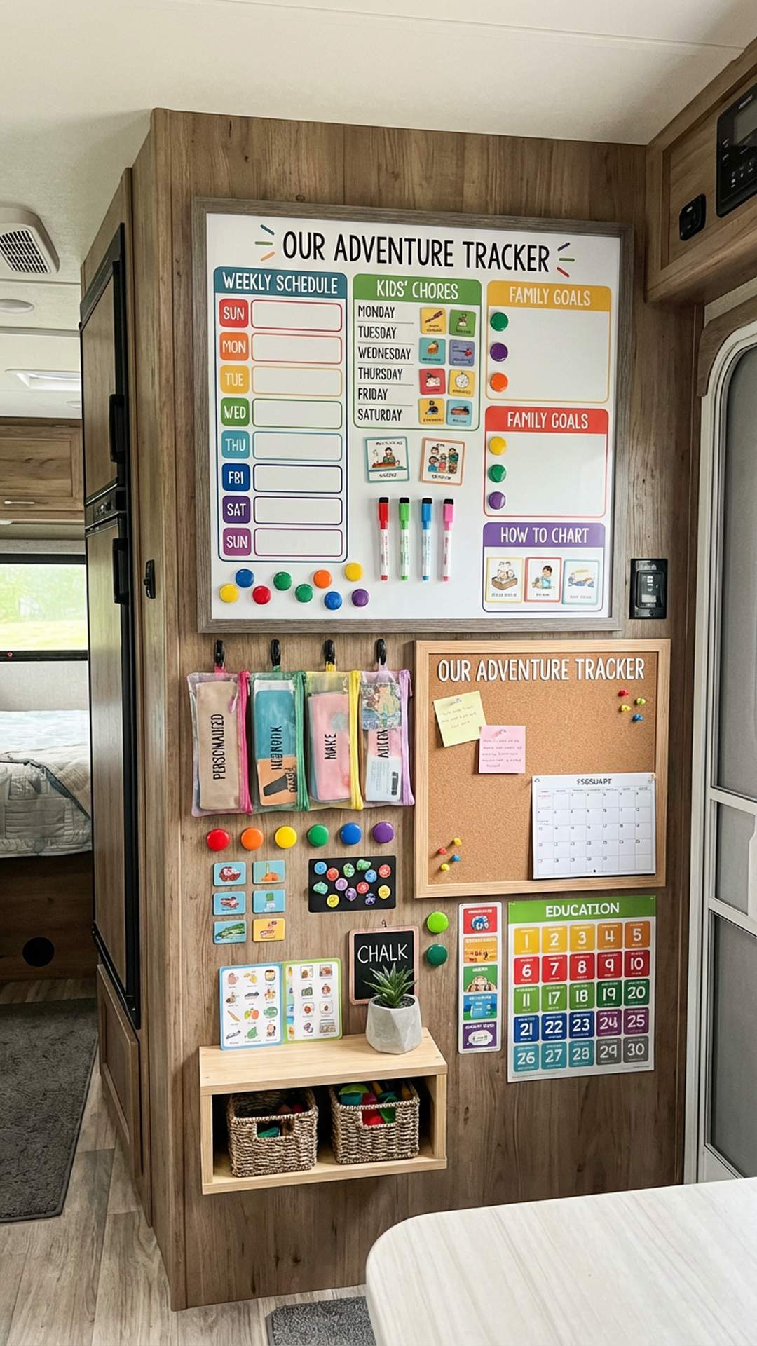 Install a Family Chore Chart and Command Center