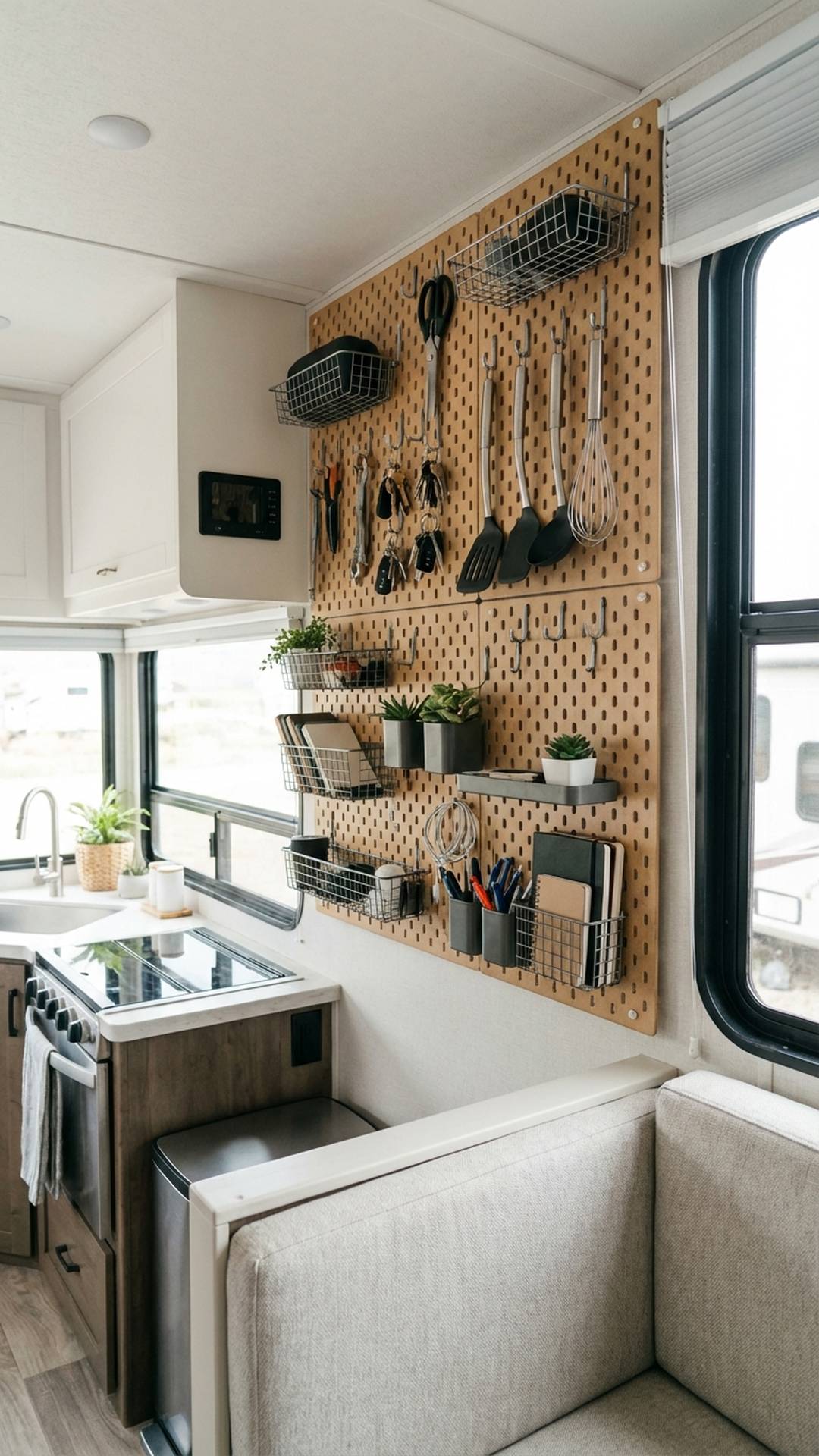 Pegboard Wall Organization Systems