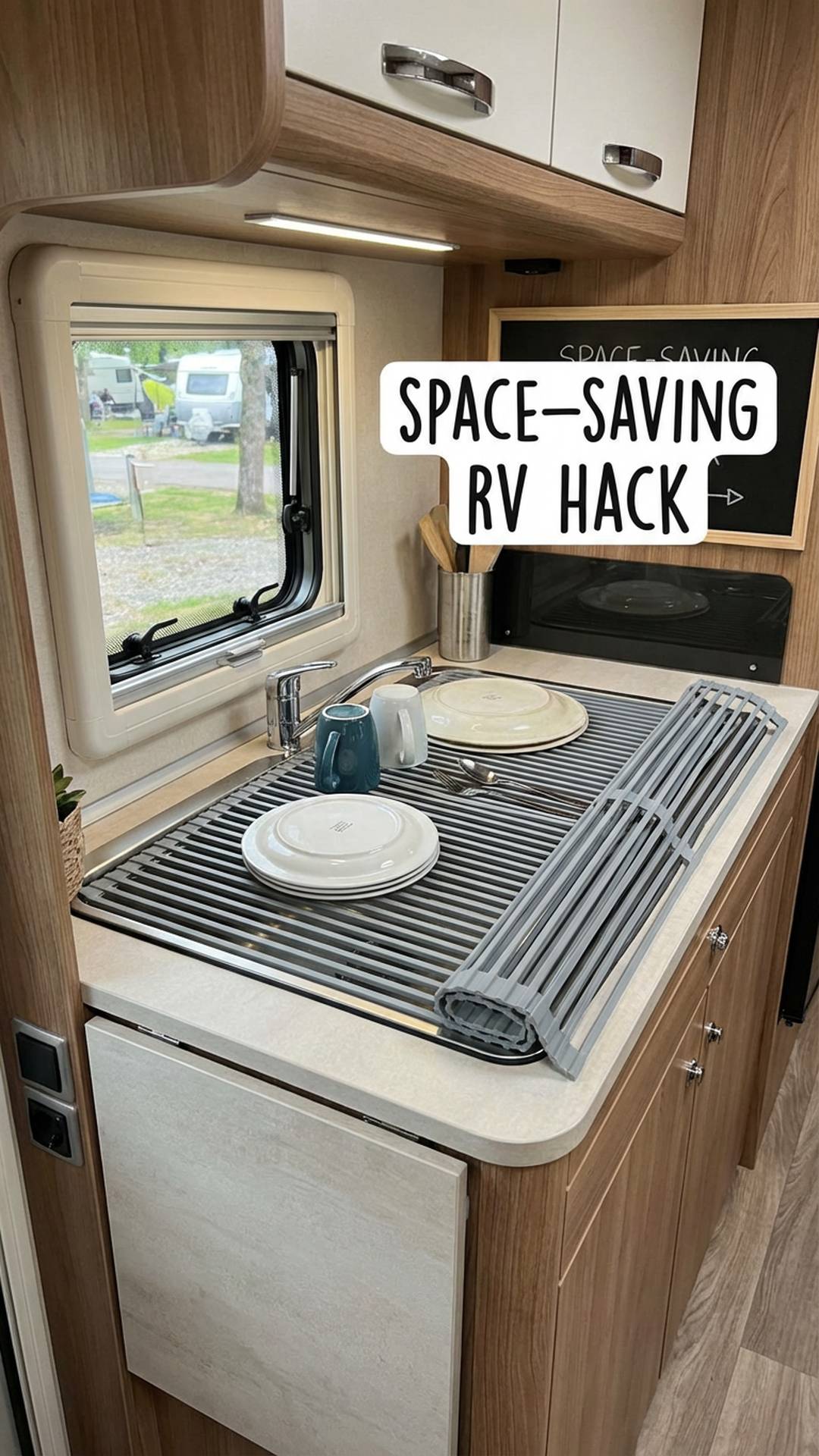 Roll-Up Dish Drying Rack