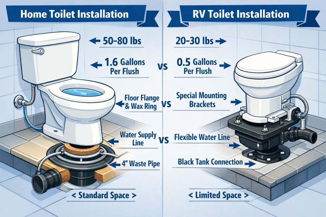 Regular Toilet In Rv Can You Install a Regular Toilet in an RV? The Complete Guide for 2026 ...