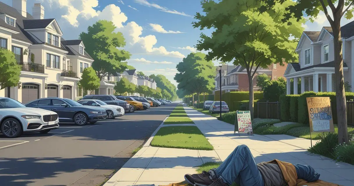 America’s Motorhome City (Millionaires Camp Next To Homeless)