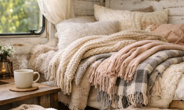 10 Cozy Throws and Blankets for Your Shabby Chic Camper