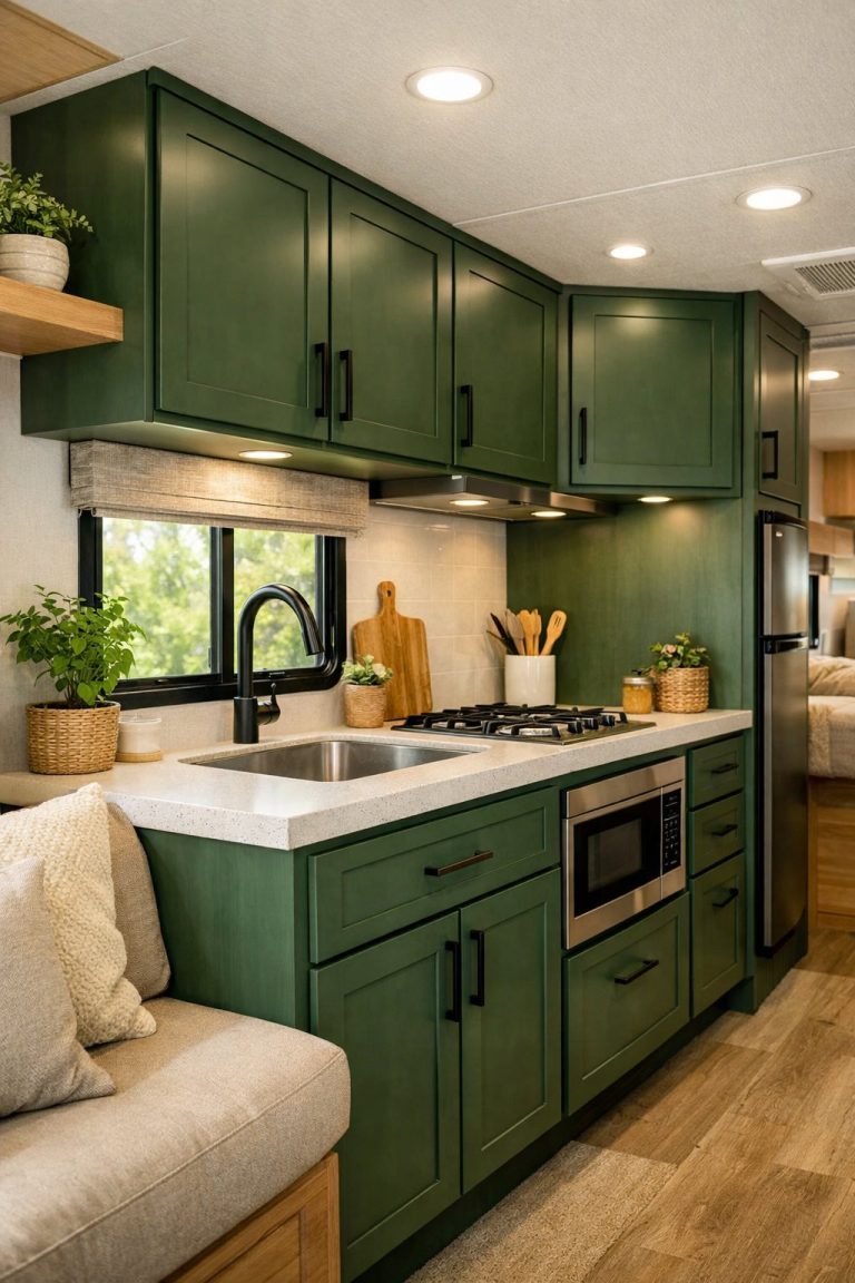 10 Green Color Schemes for Your RV Interior - rvshowoff.com